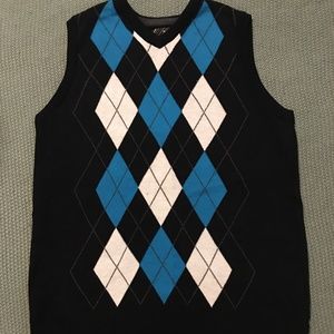 EUC Argyle Sweater Vest S